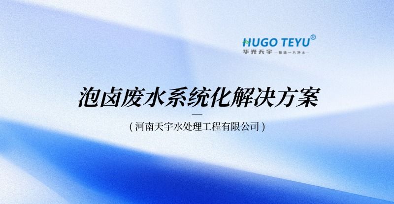 泡鹵廢水治理：應(yīng)對高鹽高油高COD挑戰(zhàn)的系統(tǒng)化解決方案